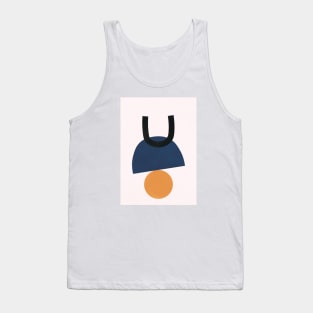 Minimalist Scandinavian, Abstract Geometric Art 3 Tank Top